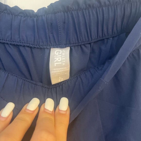 Athleta Girl Navy Joggers - Picture 2 of 4